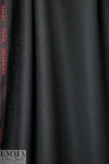 100% wool crepe - BLACK 1 yard