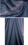 100% wool crepe - BLACK 1.125 yds