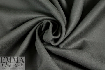 100% wool crepe - ELEPHANT GRAY 1 yard