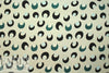 NY designer 'moon dots' graphic wool blend crepe