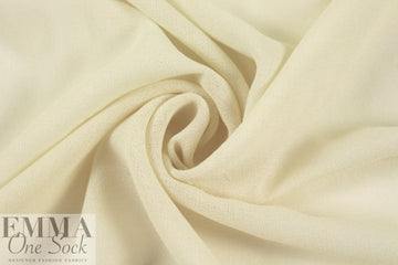 L@urent Garigue ivory wool crepe woven 1.375 yds