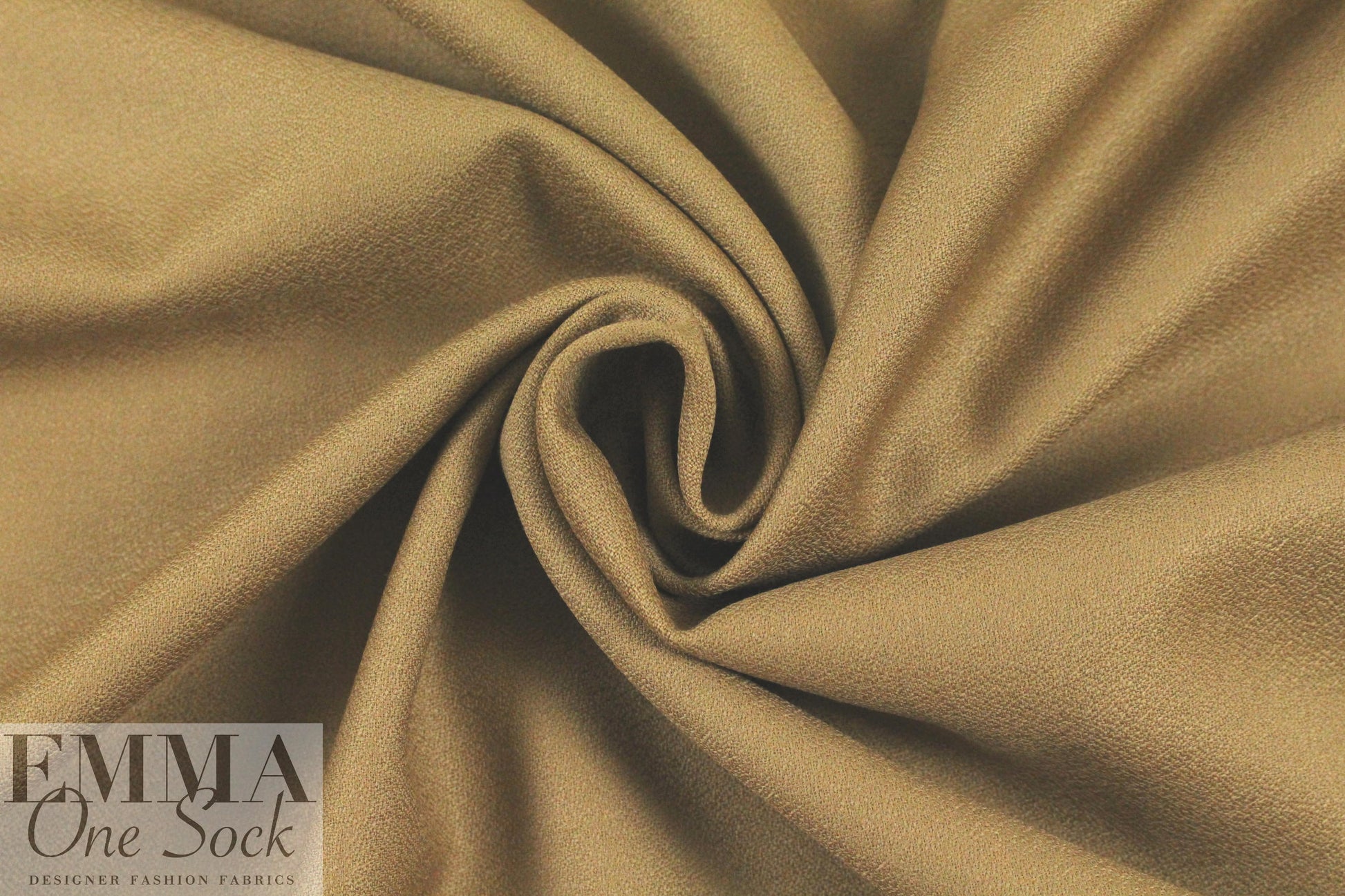 100% wool crepe - cafe au lait