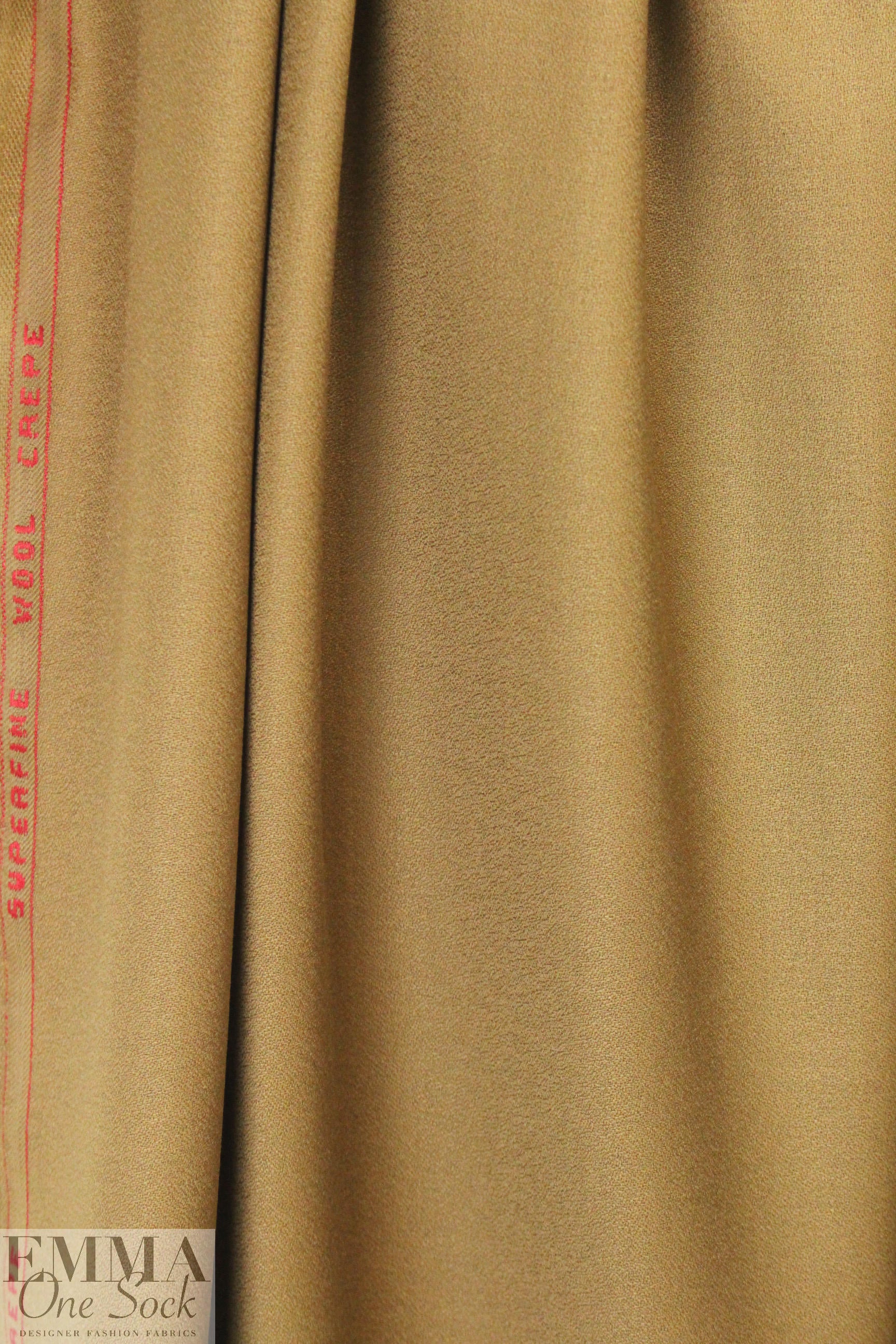 100% wool crepe - cafe au lait 1.5 yd