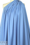 100% wool crepe - FRENCH BLUE 1 yard