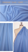 100% wool crepe - FRENCH BLUE 1.33 yds