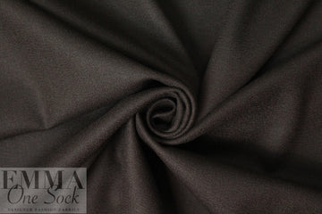 100% wool crepe - DARK CHOCOLATE 1.375 yds
