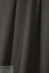 100% wool crepe - DARK CHOCOLATE 1.625 yd