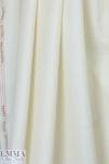 100% wool crepe - IVORY 1.25 yds