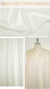 100% wool crepe - IVORY 1.625 yds