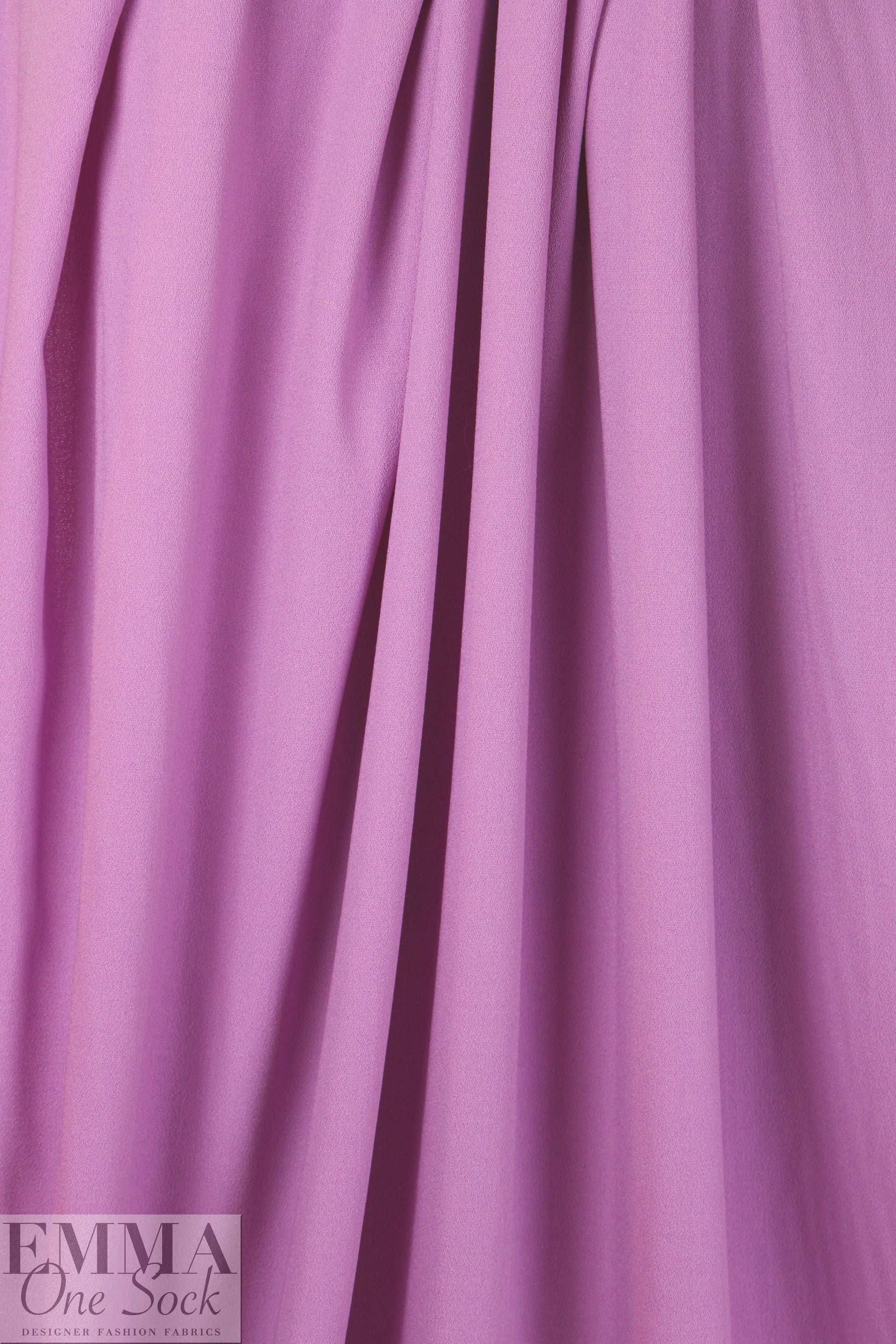 Lanerie Grosber stretch wool crepe - lilac pink