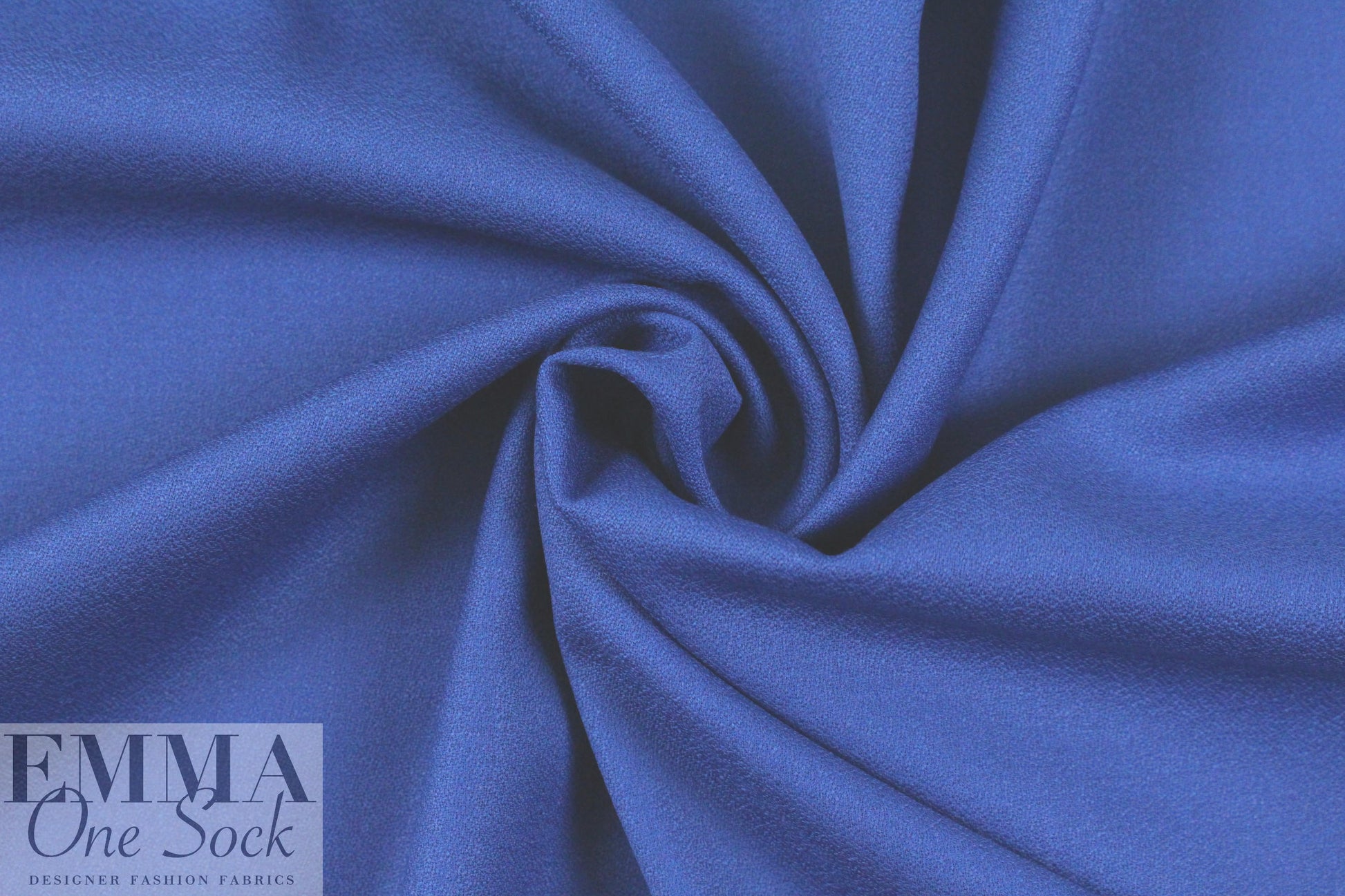 100% wool crepe - ROYAL 2.25 yds