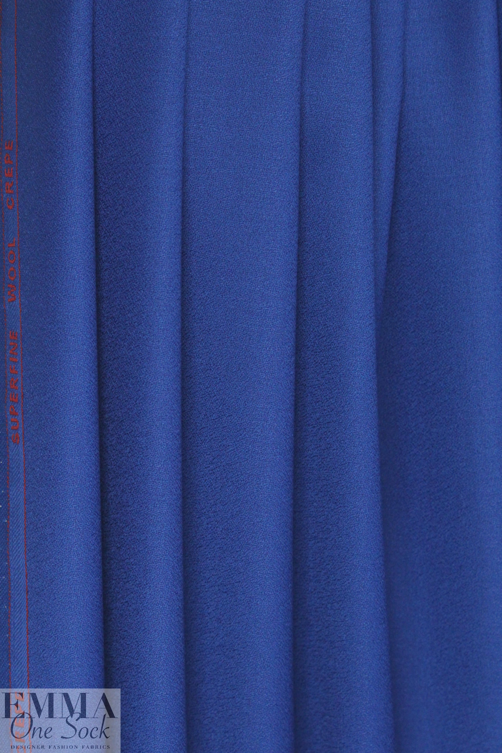 100% wool crepe - ROYAL 1.5 yds