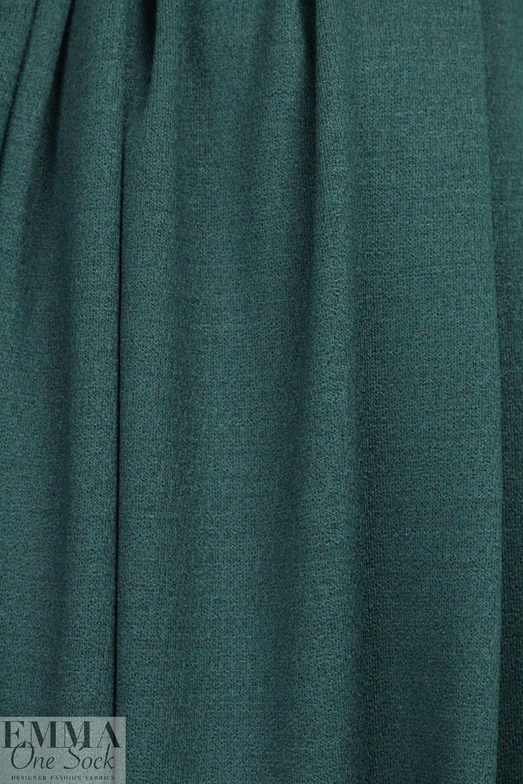 wool crepe sweater knit - deep ocean