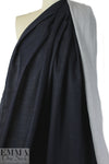 Italian wool double-sided woven - midnight/stone 3 yd