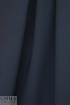famous designer virgin wool stretch doublecloth - midnight