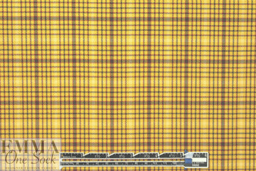 famous designer cotton plaid doublecloth