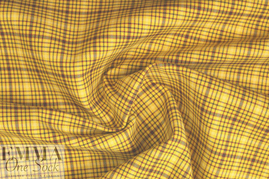 famous designer cotton plaid doublecloth