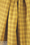 famous designer cotton plaid doublecloth