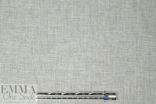 Italian viscose/wool blend doublecloth suiting - light gray