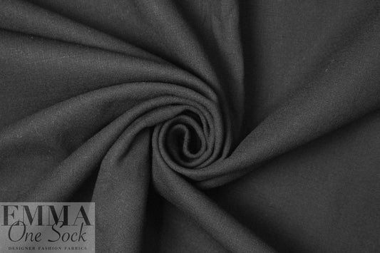 Noriso1 Ferrari virgin wool stretch doublecloth - black 2 yds