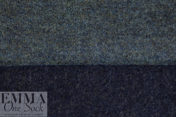 Italian two-sided wool doubleknit - navy/bluestone 1.5 yds