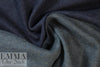 Italian two-sided wool doubleknit - navy/bluestone 1.5 yds