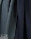 Italian two-sided wool doubleknit - navy/bluestone 1.5 yds