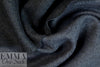 Italian two-sided wool doubleknit - sapphire/charcoal
