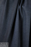 Italian two-sided wool doubleknit - sapphire/charcoal