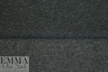 CA designer two-sided wool blend knit - charcoal 3 yd