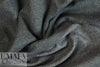 CA designer two-sided wool blend knit - charcoal 3 yd