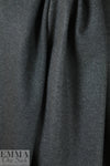 CA designer two-sided wool blend knit - charcoal