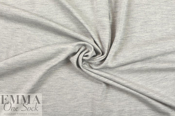 CA designer all wool doubleknit - light gray heather 1.25 yds