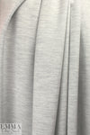 CA designer all wool doubleknit - light gray heather 1 yard