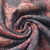 Italian 'dusky floral' chunky printed sweater knit 1.875 yds