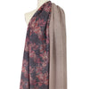 Italian 'dusky floral' chunky printed sweater knit 1.875 yds