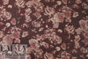 Italian 'auburn flower' wool blend doubleface woven .5 yds