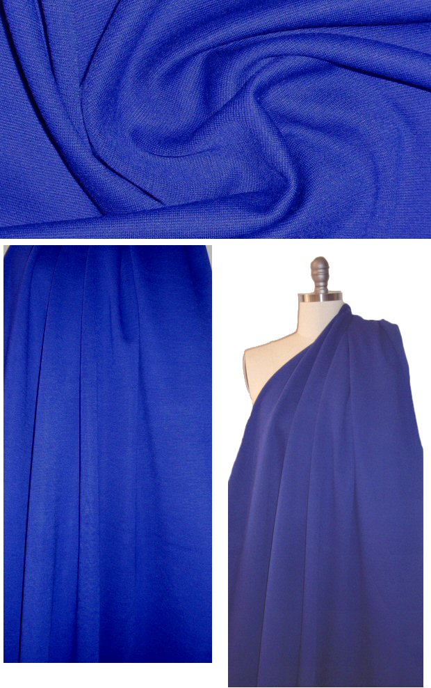 famous designer wool blend doubleknit - liberty 1.75 yd