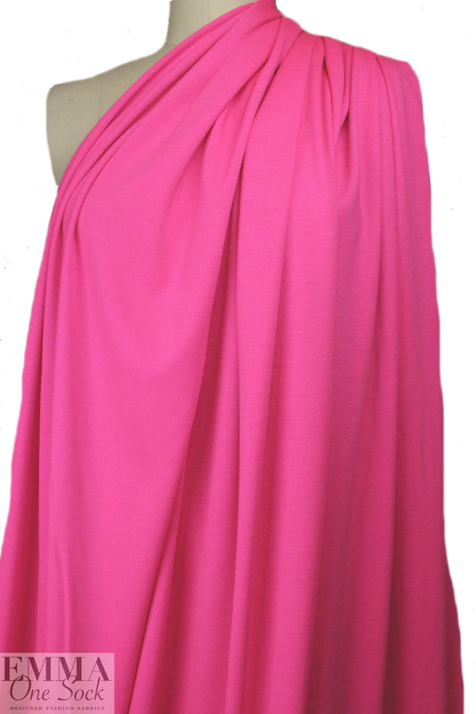 famous designer wool doubleknit - neon pink