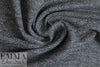 Italian wool herringbone doubleknit - off black/white