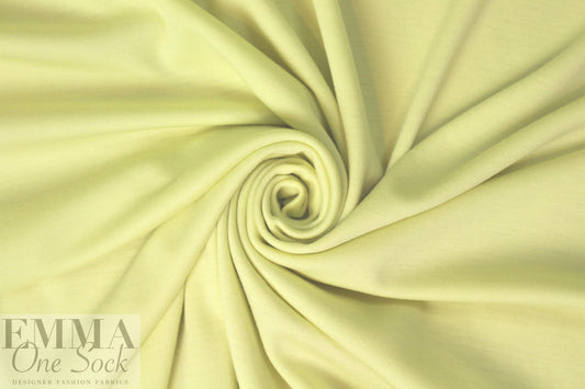 Laurent G@rigue virgin wool doubleknit - tender yellow