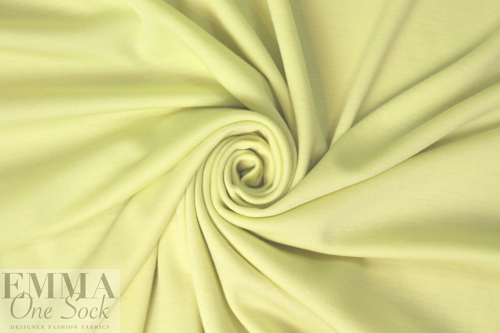 Laurent G@rigue virgin wool doubleknit - tender yellow 2.125 yds