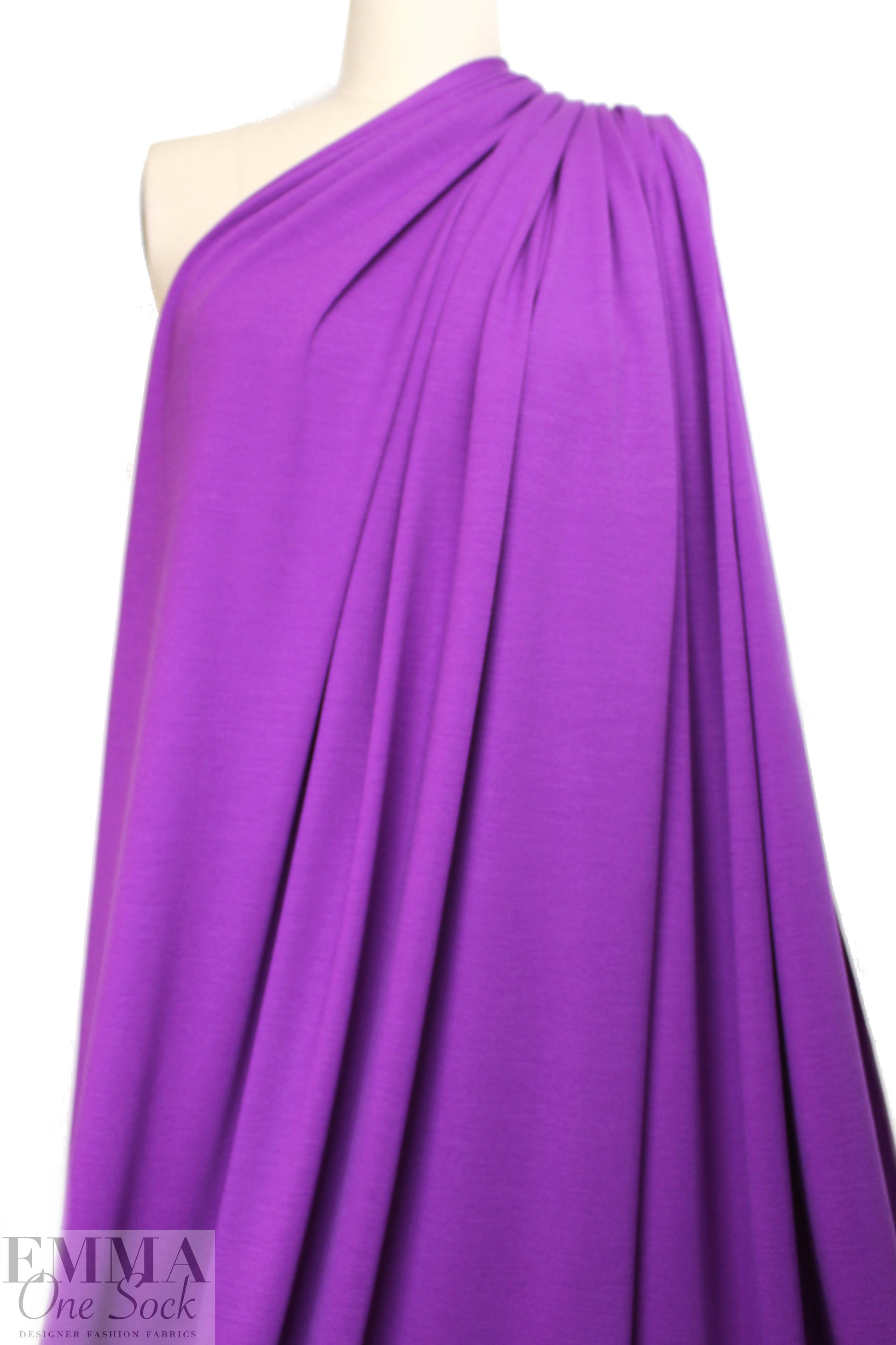 Laurent G@rigue virgin wool doubleknit - fuchsia