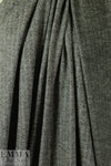Italian wool herringbone doubleknit - olive-black/white