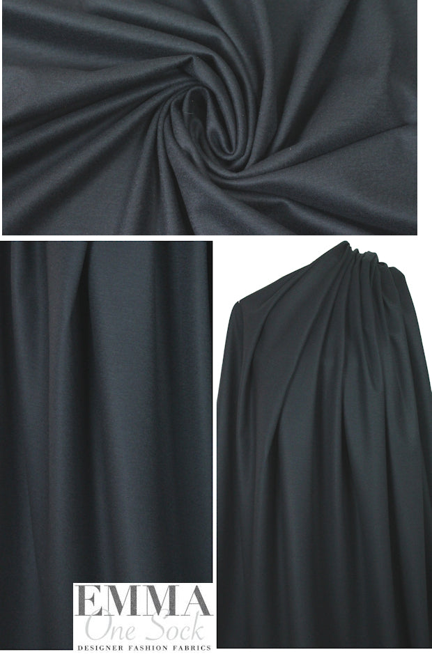Tah@ri wool blend doubleknit - midnight