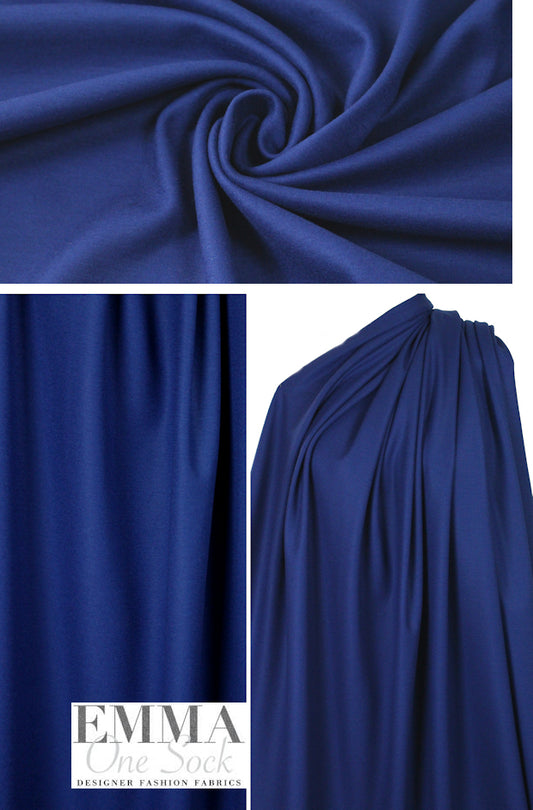 Tah@ri wool blend doubleknit - royal blue