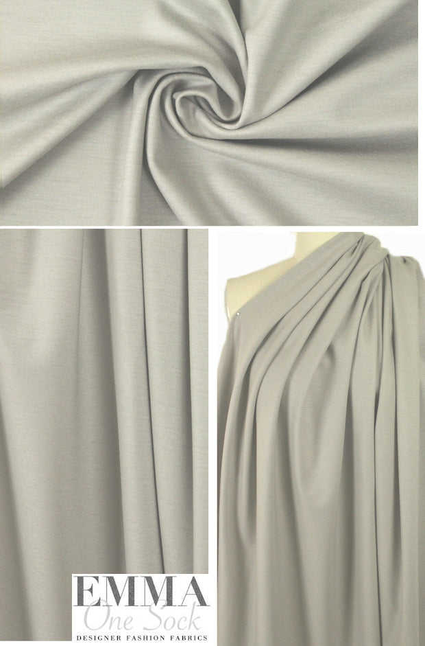 Tah@ri wool blend doubleknit - taupey gray