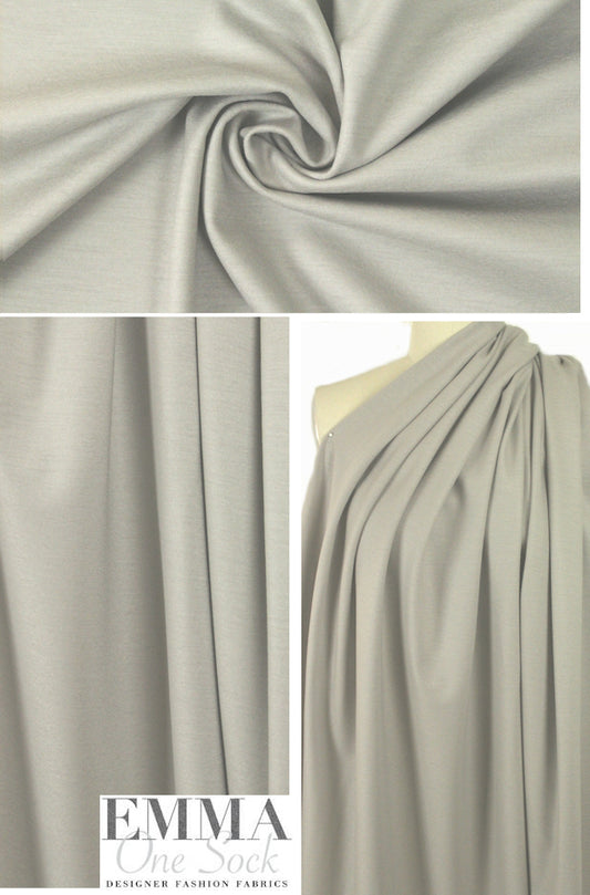 Tah@ri wool blend doubleknit - taupey gray