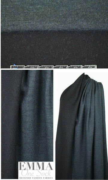 The0ry two-tone double-sided wool knit - denim/black