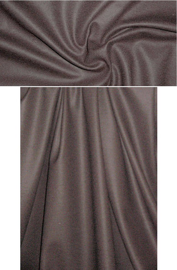 NY designer wool/lycra doubleknit - dk. chocolate .66 yds